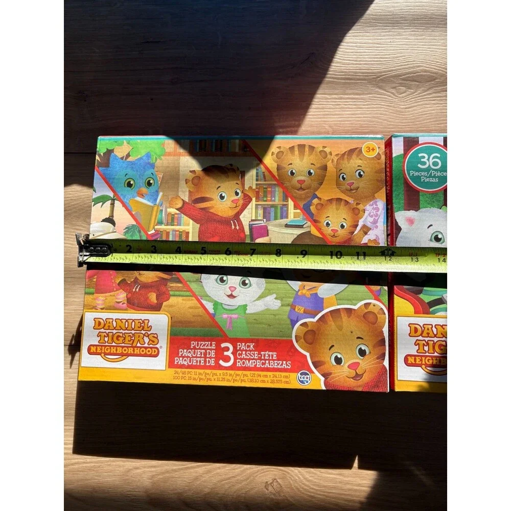 Daniel Tiger's Neighborhood Puzzle Lot 36 Pc Floor Puzzle & 3 Pack 24 48 100 Pc